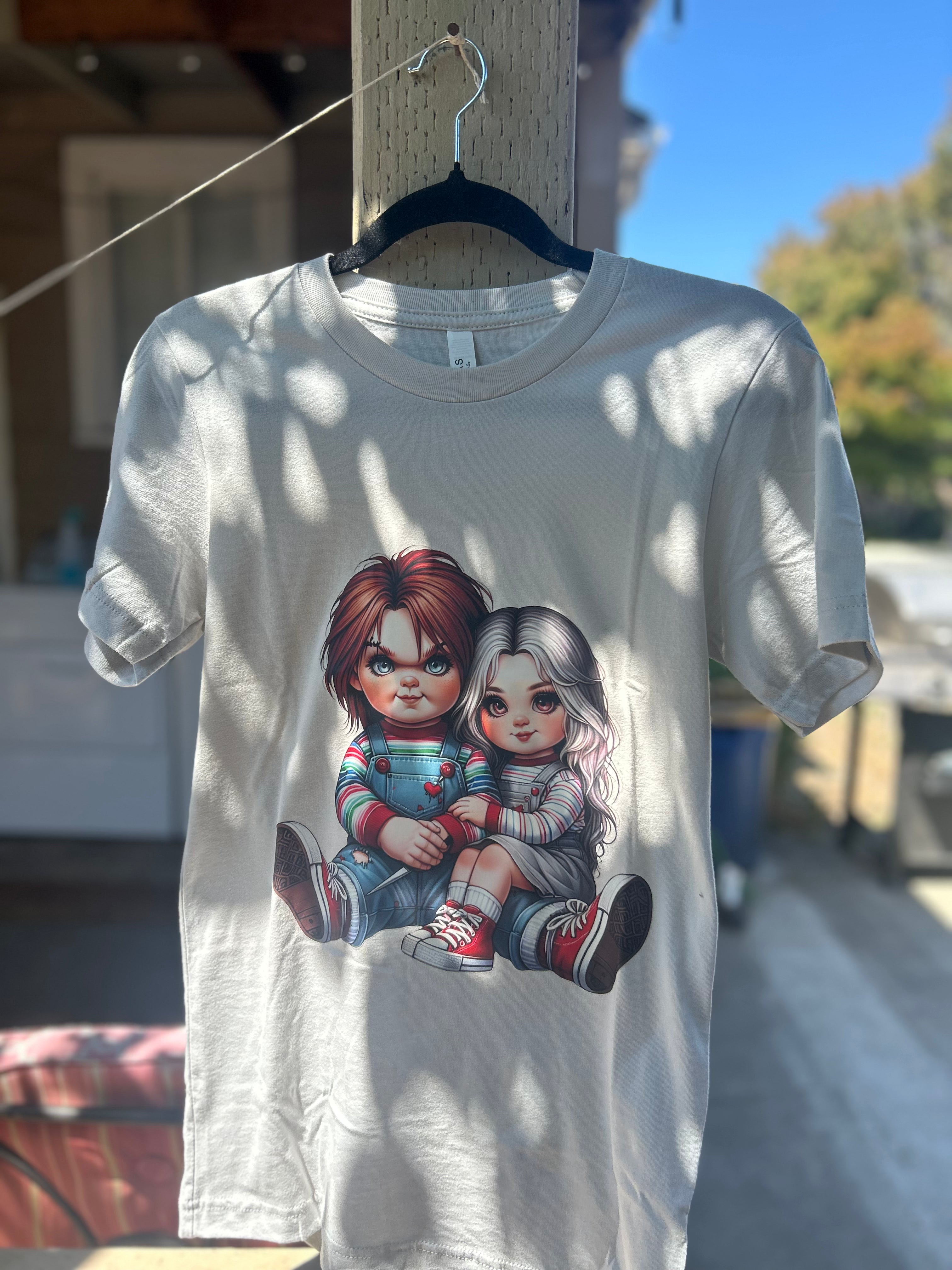 Baby Chucky and Tiffany