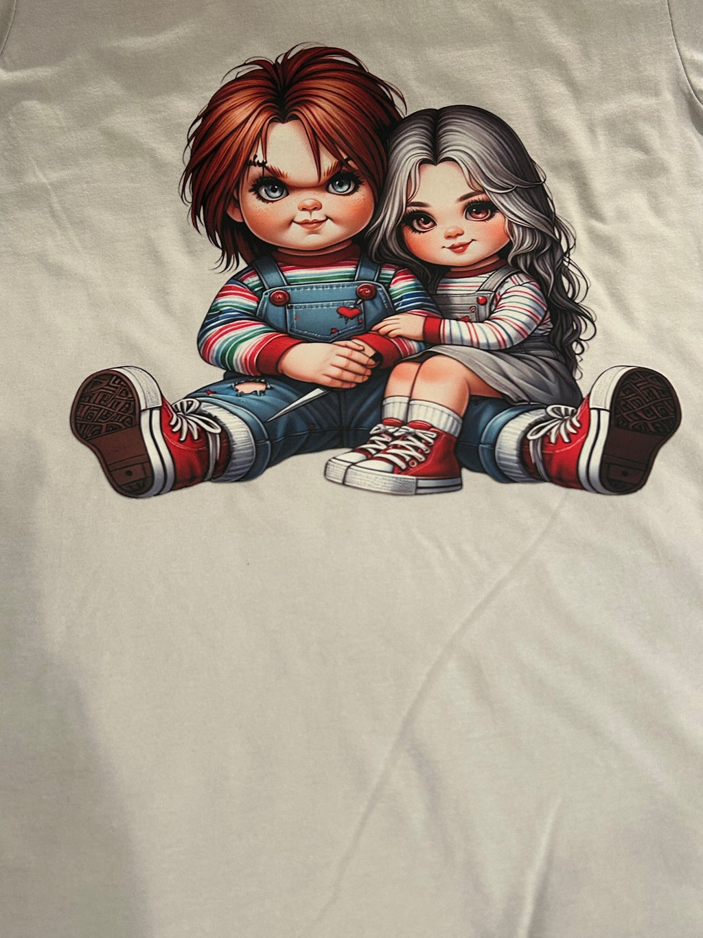 Baby Chucky and Tiffany