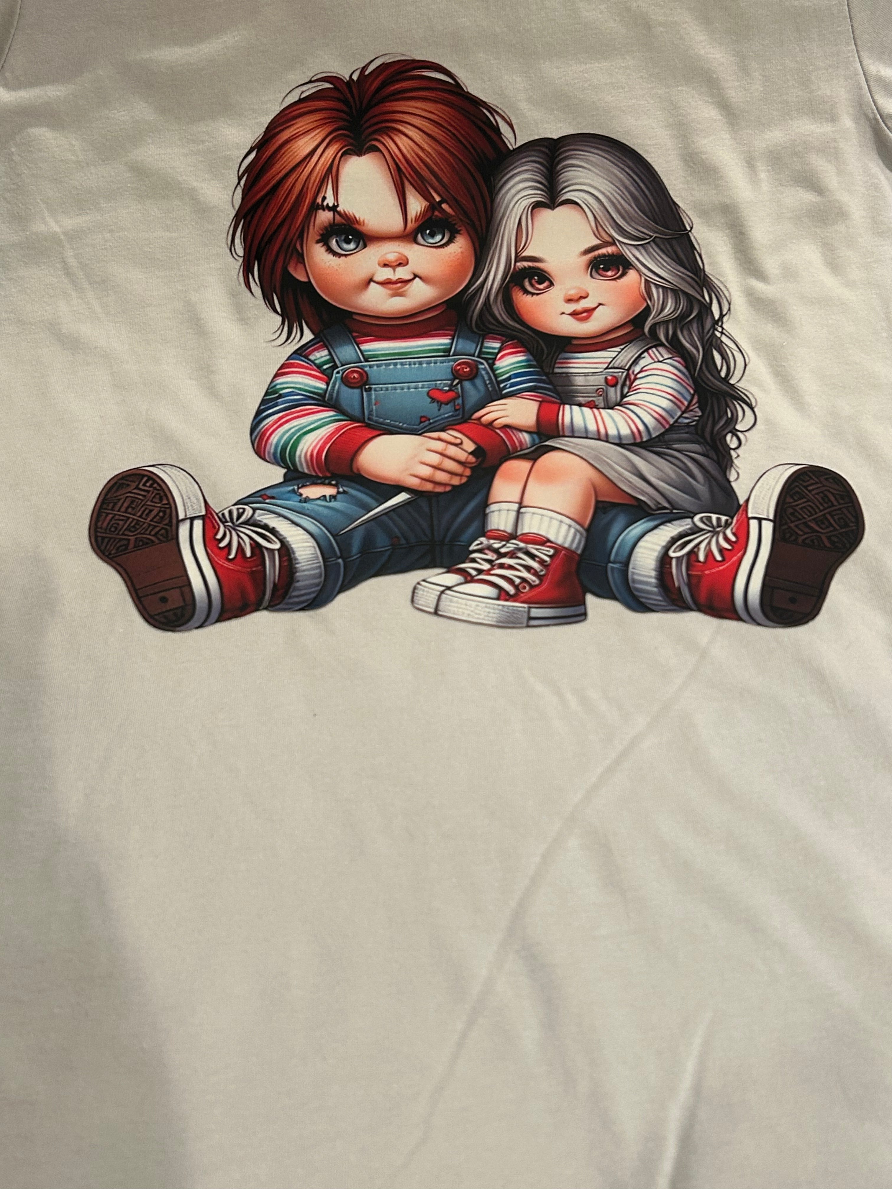 Baby Chucky and Tiffany