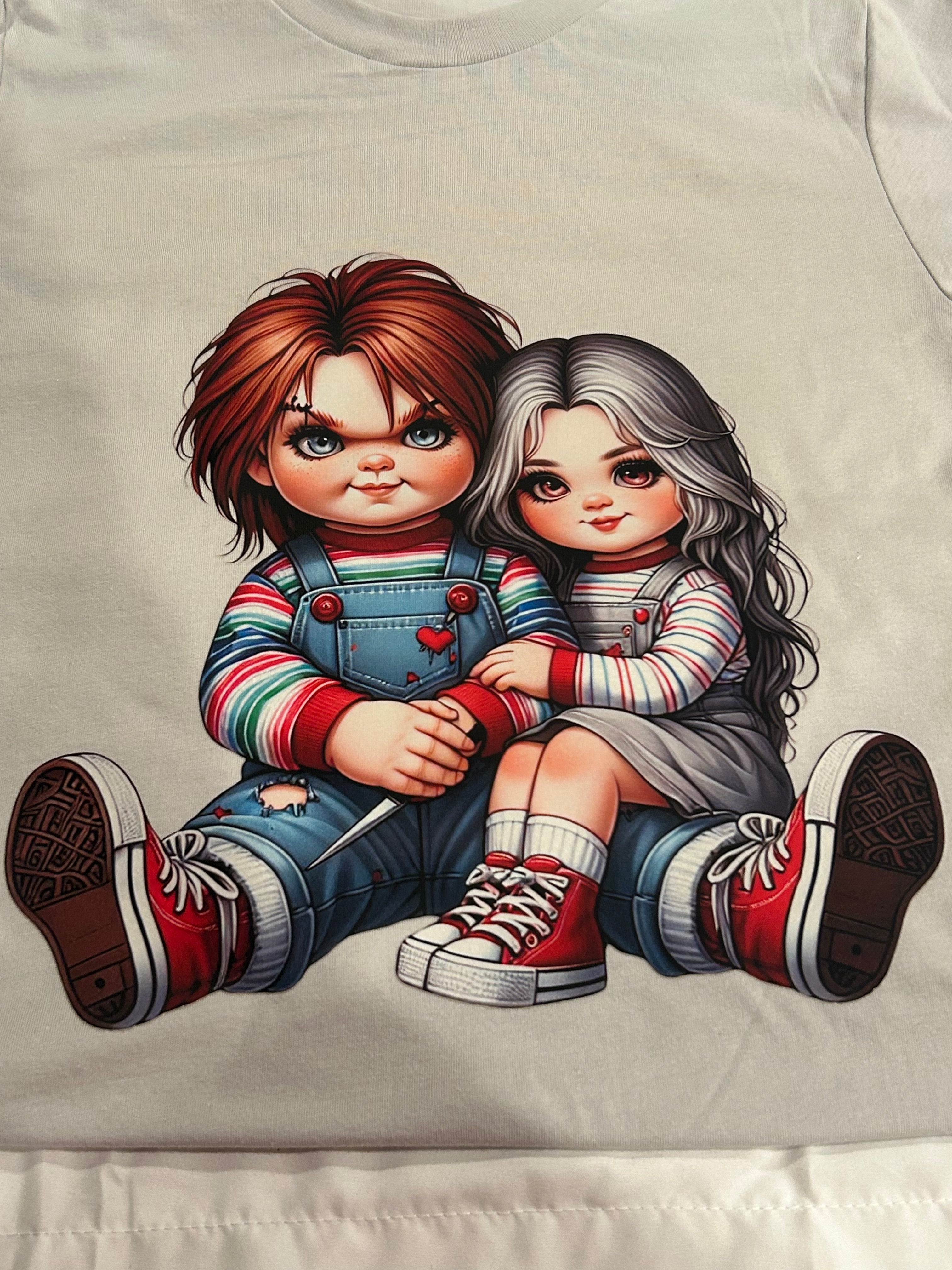 Baby Chucky and Tiffany